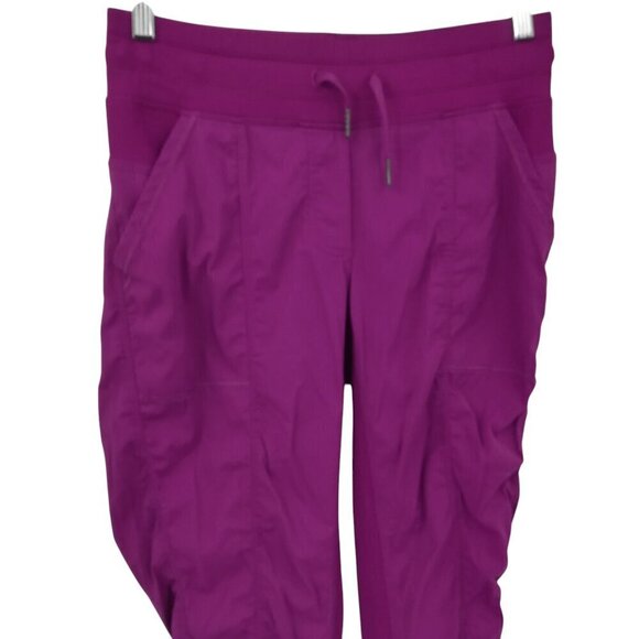 Lululemon Street To Studio Pant II Regal Plum Pull On Joggers Size 8 Striped - Picture 5 of 11